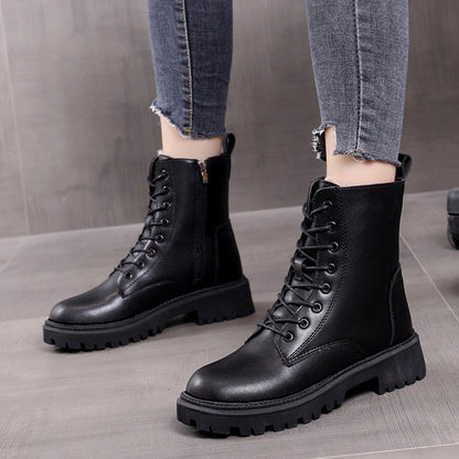 LENI | BLACK LEATHER BOOTS