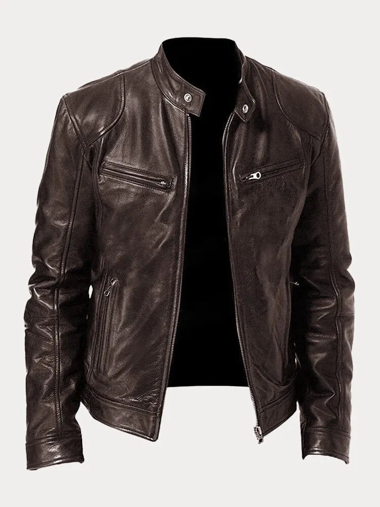 MAX | CASUAL LEATHER JACKET