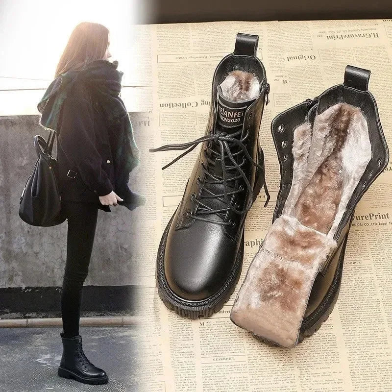 LENI | BLACK LEATHER BOOTS