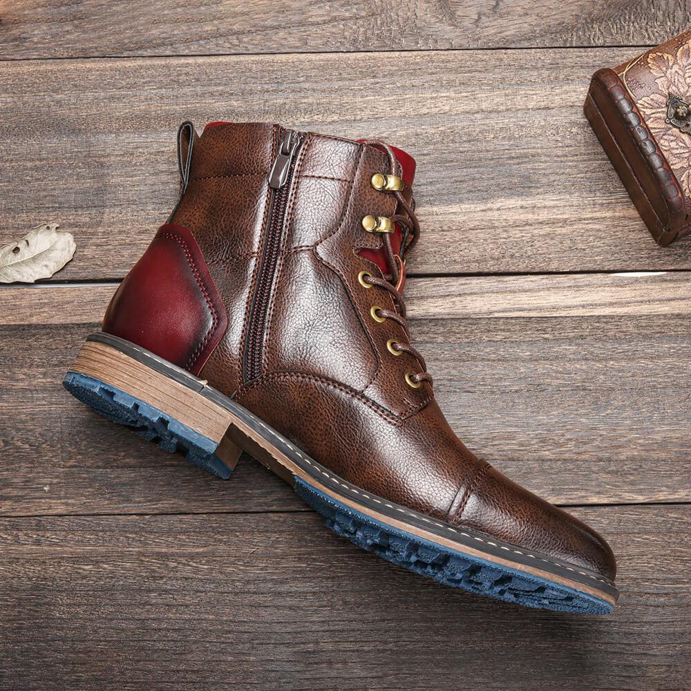 ROBERT | PREMIUM LEATHER OXFORD BOOTS FOR MEN